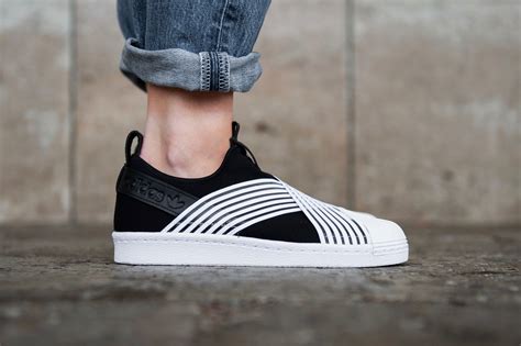 adidas slip on platform sneakers